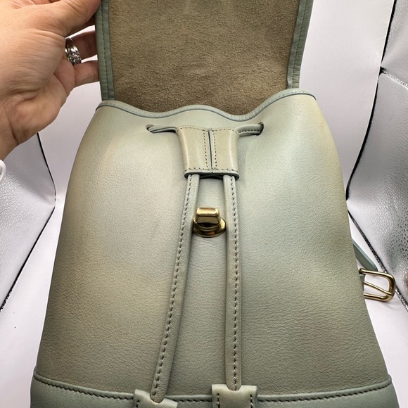 Vintage Coach Daypack in Aqua - Picture 6 of 10